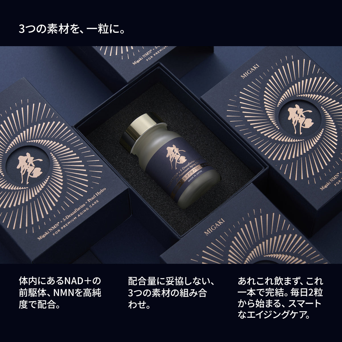 Migaki NMN®︎ + 5-デアザフラビン + ハイドロ